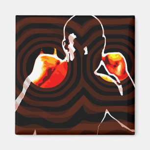 Íman punhos de fogo.