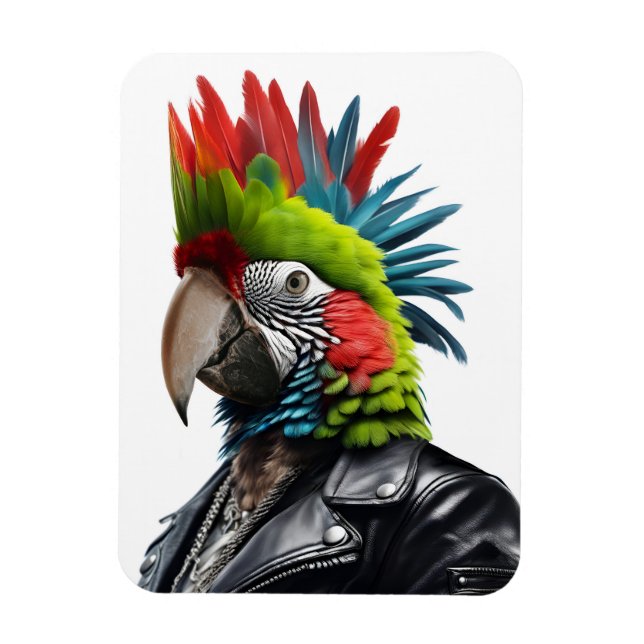 Íman Punk Parrot (Vertical)