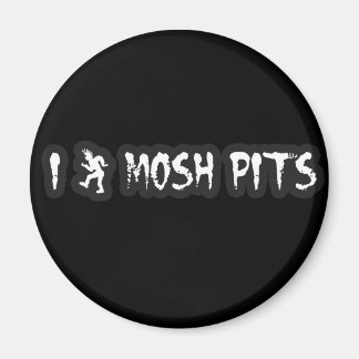 Íman Punk Rock Mosh caras garotas punk música 'slam pit