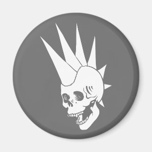Íman Punk Skull Personalizável Versão 2