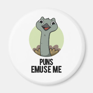 Íman Puns Emuse Me Engraçado Emu Pun