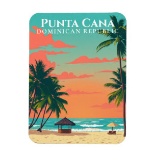 Íman Punta Cana Beach Art Souvenir República Dominicana