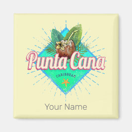 Íman Punta Cana Caribe Retro República Dominicana