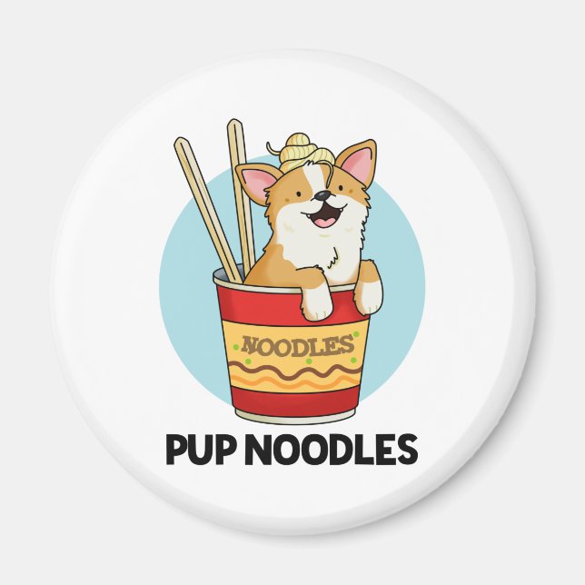 Íman Pup Noodles Funny Cup Noodles (Frente)