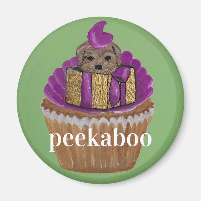Íman Pupcake Peekaboo (Frente)