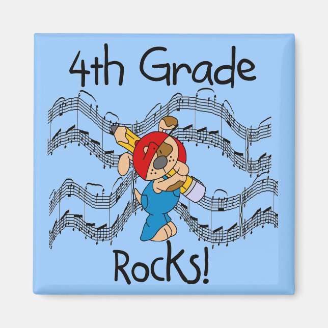 Íman Puppy com rochas do 4º Grau do Lápis (Frente)