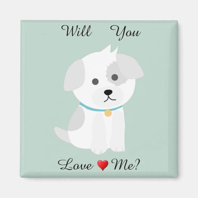 Íman Puppy Love (Frente)