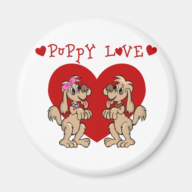 Íman Puppy Love (Frente)