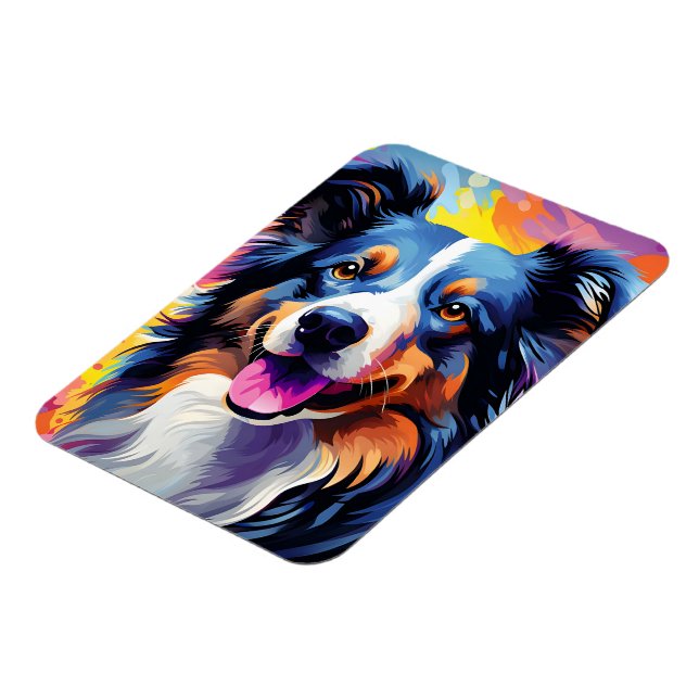 Íman Puppy Watercolor (Left Side)