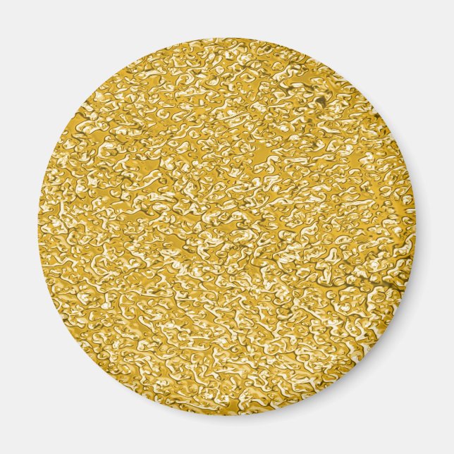 Íman PURE DOURADO Splatter Patterno + texto/foto (Frente)