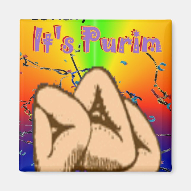Íman Purim Magnet (Frente)