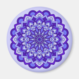 Íman Purple Floral Mandala