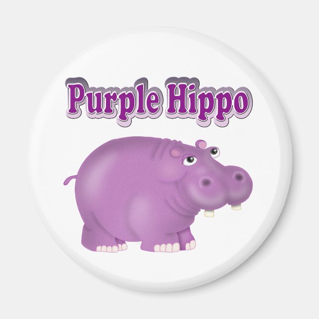 Íman Purple Hippo (Frente)