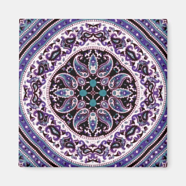 Íman Purple Mandala (Frente)