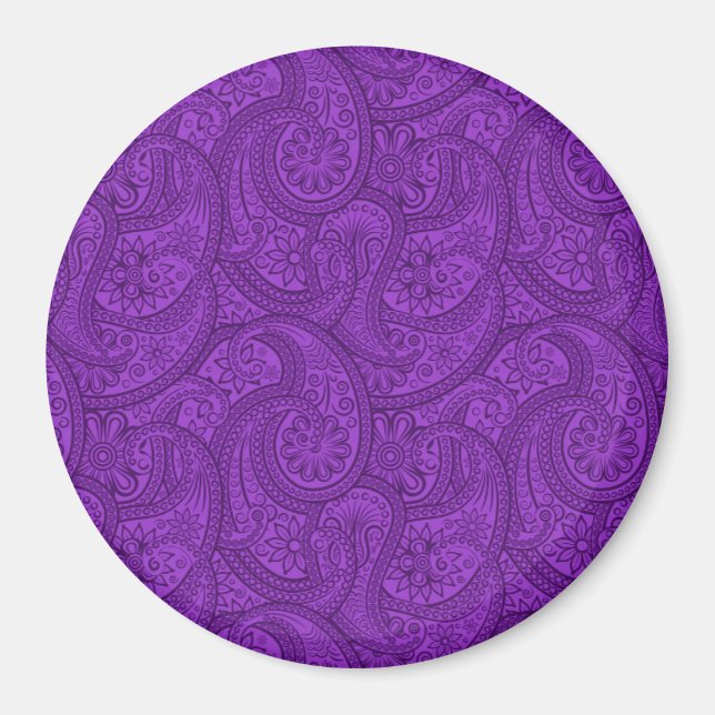 Íman Purple Paisley (Frente)