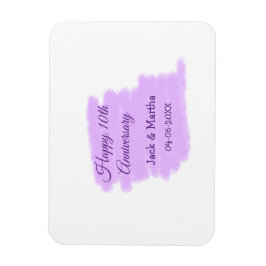 Íman Púrpura aquarela esplaquecer o 10º aniversário mod