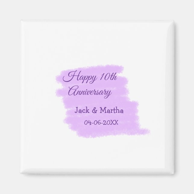 Íman Púrpura aquarela esplaquecer o 10º aniversário mod (Frente)