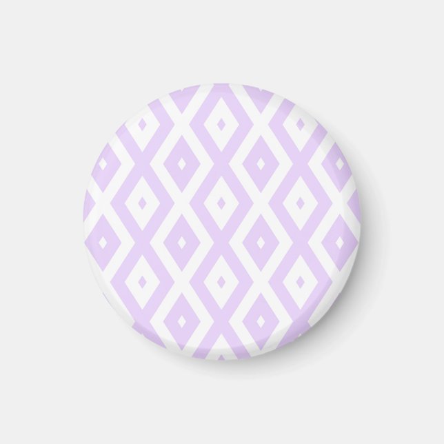 Íman Púrpura e padrão de diamante branco (Frente)
