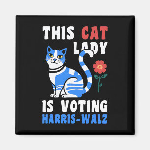 Íman Purr-Fetil Kamala Esta Gata Está Votando Harris