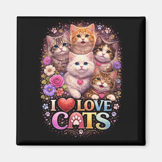 Íman Purrfect Little Hearts (Frente)