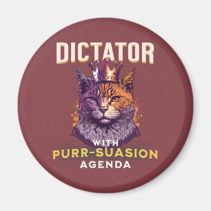 Íman Pursursion Agenda Engraçada Cat Design