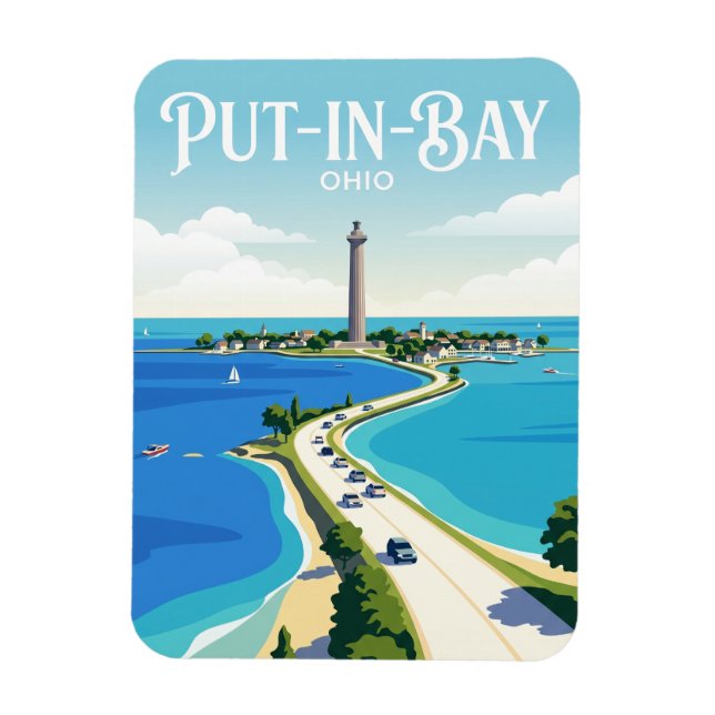 Íman Put-in-Bay EUA (Vertical)