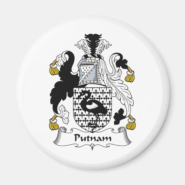 Íman Putnam Family Crest (Frente)