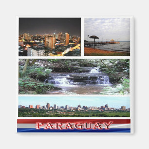 Íman PY - Paraguai - Colagem mosaica