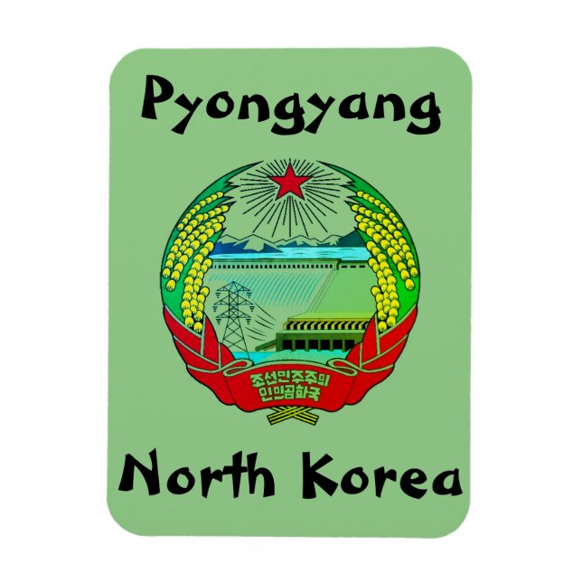 Íman Pyongyang, Coreia do Norte (RPDC) Hermit Kingdom (Vertical)