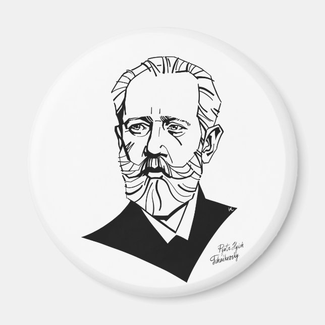 Íman Pyotr Tchaikovsky (Frente)