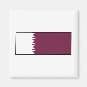 Íman Qatar - bandeira de Qatari