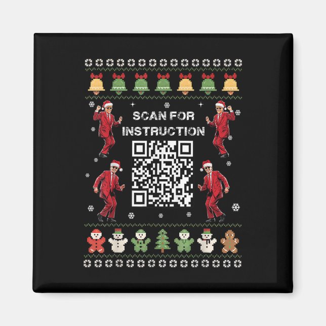Íman Qr Trump Dance Code President Scan For Instruction (Frente)