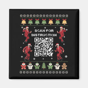 Íman Qr Trump Dance Code Presidente Verificar Instrução