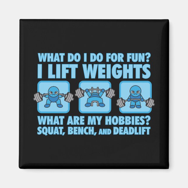 Íman Quadrado, Bench Press, Imprensa, Elevador - Hobbie (Frente)