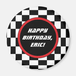 Íman Quadrado Checkered