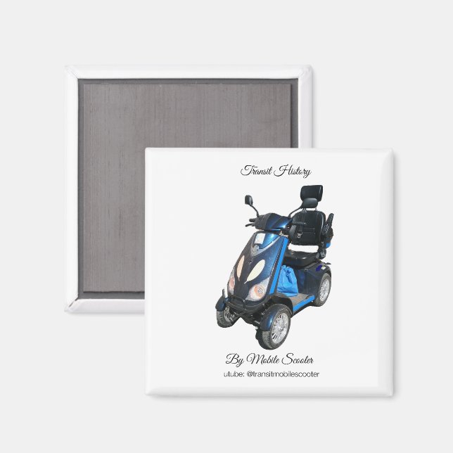 íman quadrado de 2 polegadas (Front/Back)
