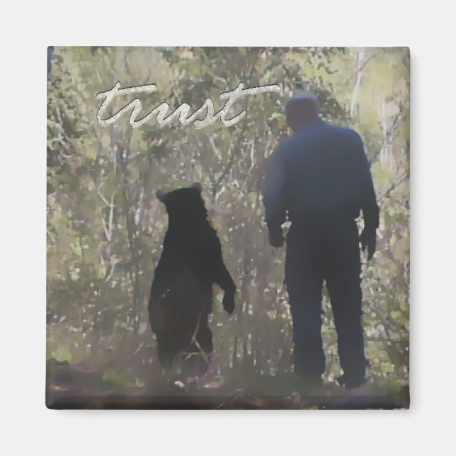 Íman Quadrado de confiança - Denise Beverly (Frente)