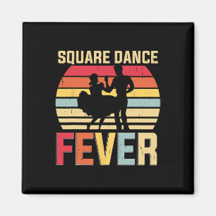 Íman Quadrado de Música country da Dança Febre de Queda