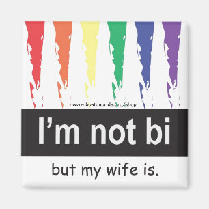 Íman Quadrado do ímã da esposa do Bi