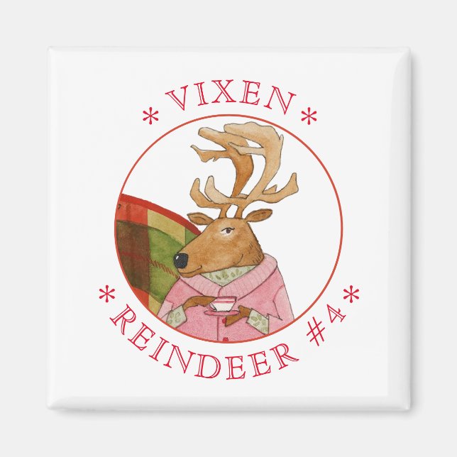 Íman quadrado VIXEN REINDEER (Frente)