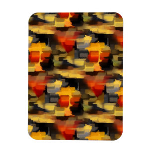 Íman Quadrados abstratos modernos da pintura