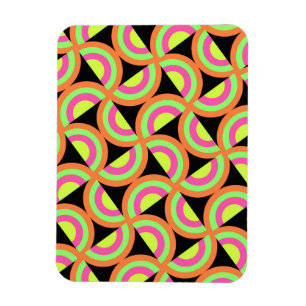 Íman Quadrados psicadélicos