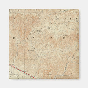 Íman Quadrângulo Redlands mostrando San Andreas Rift