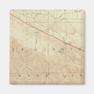 Íman Quadrário de Rock Creek mostrando San Andreas Rift