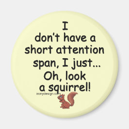 Íman Quadrícula De Curta Atenção