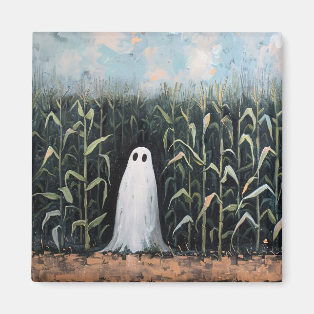 Íman Quadrícula de pintura de campo de campo fantasma (Frente)