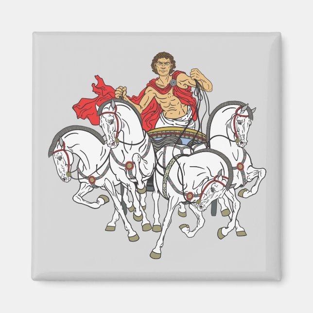 Íman quadriga (Frente)