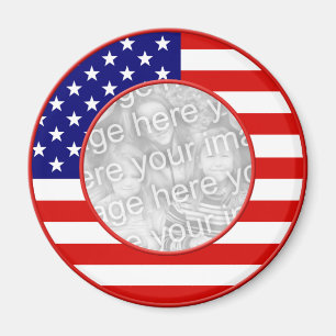 Íman Quadro da bandeira americana