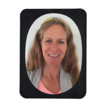 Quadro de Fotografias Oval Preto