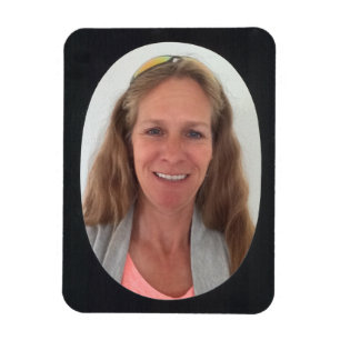 Íman Quadro de Fotografias Oval Preto